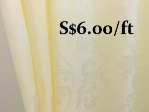 Ming's Living sheer curtains with 2 colours. blackout curtain Singapore, curtain tracks and curtain rods, curtain installation, curtain supplier