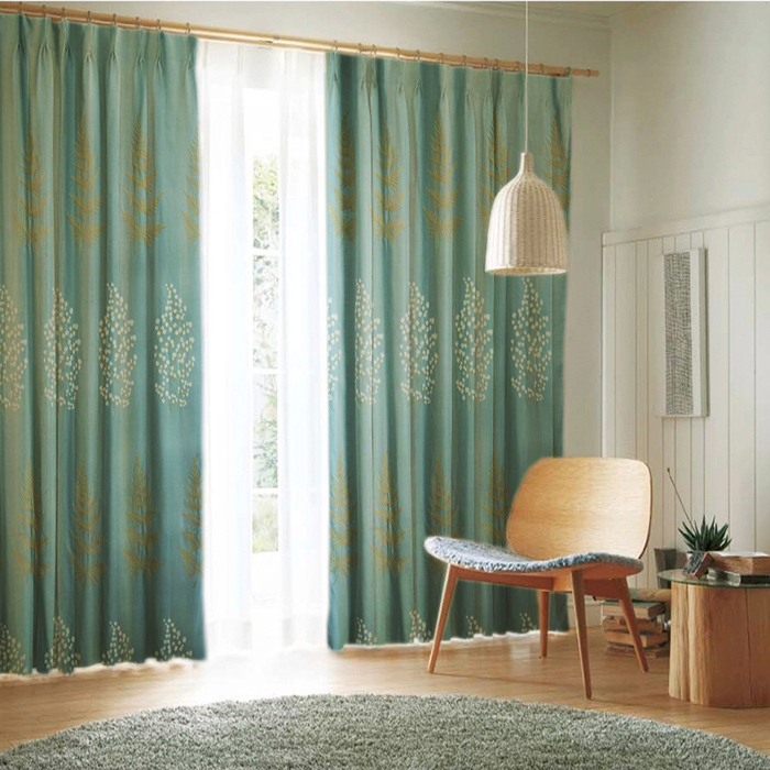 blackout curtain with lovely tree patten