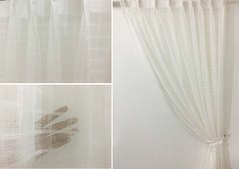 Sheer curtain semi transparent day curtain SC0091