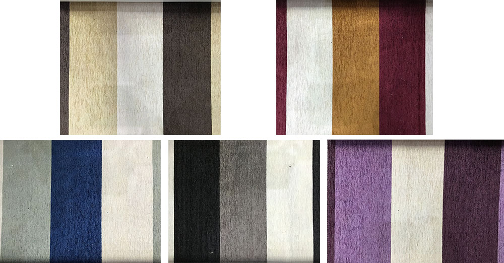 12cm spacing stripe curtain fabrics