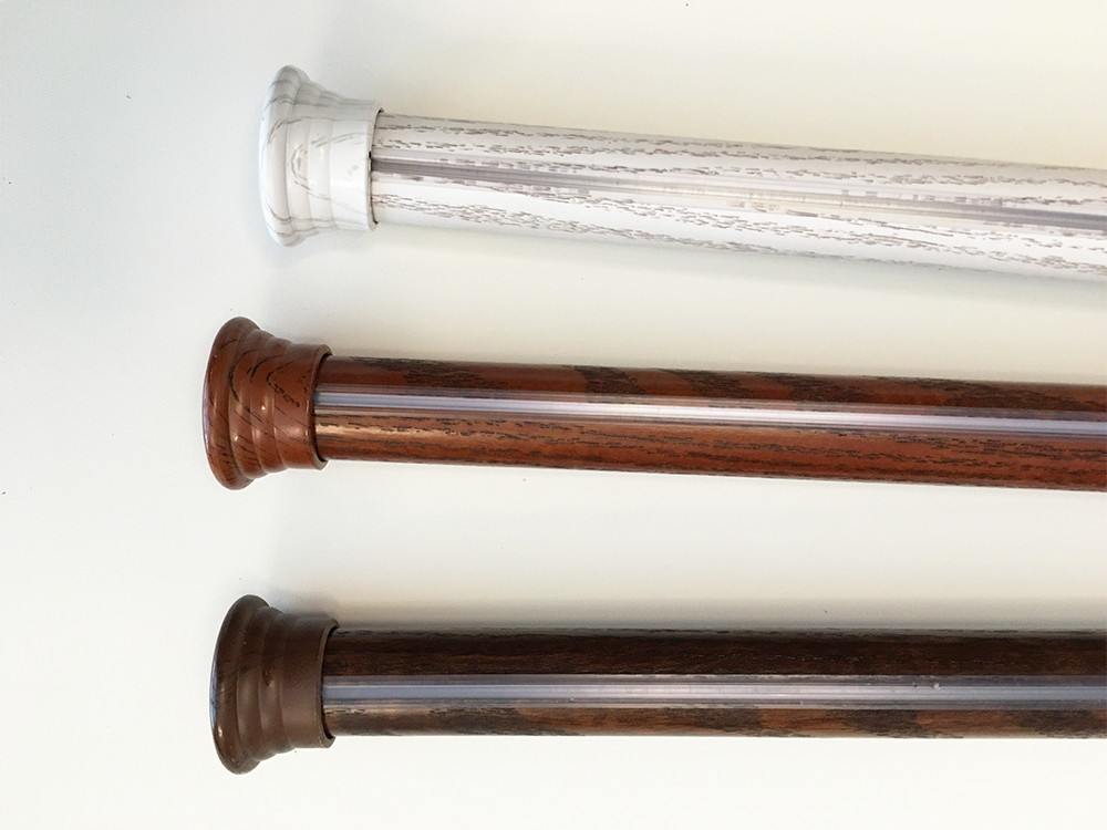 CR002 Curtain rod colours with small cap