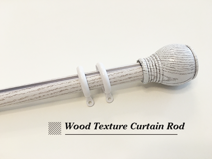 CR002 Wood texture curtain rod