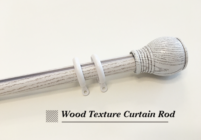 CR002 Wood texture curtain rod